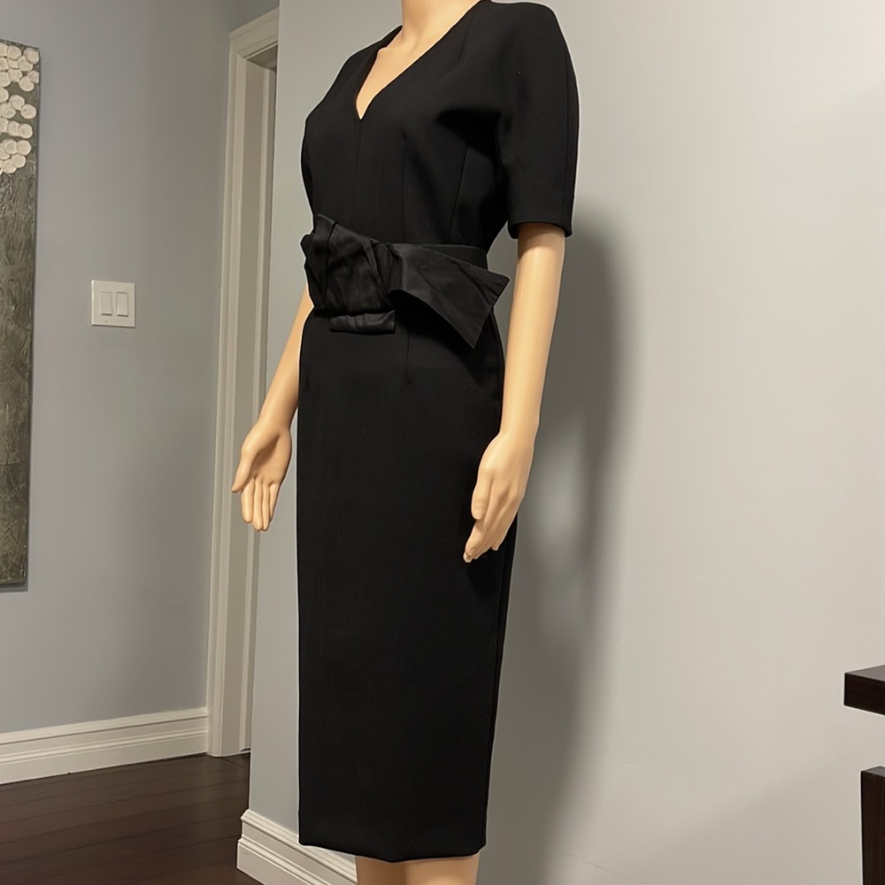 Erica Cavallini black V neck Cocktail dress